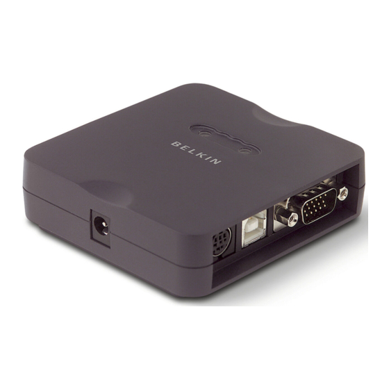 Belkin OmniView F1DE083 Quick Installation Manual