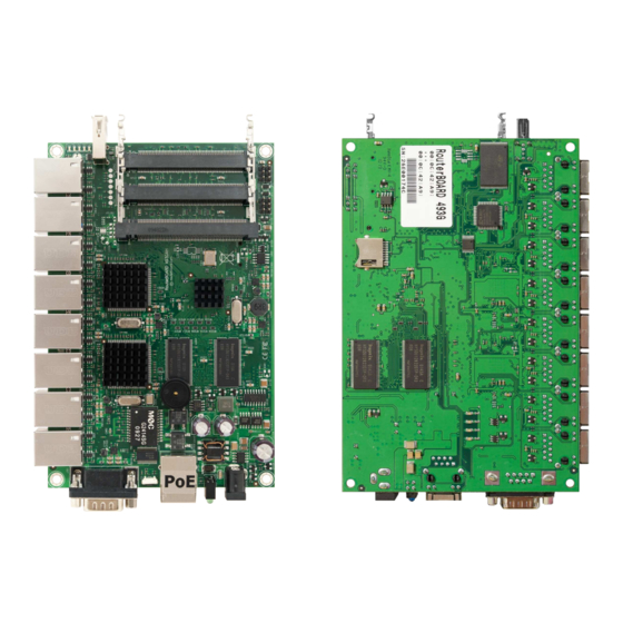 MikroTik RouterBOARD 493/AH/G User Manual