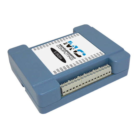 Measurement Computing E-DIO24 User Manual