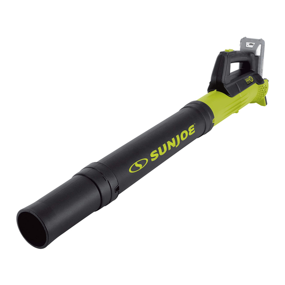 SNOWJOE SUNJOE 24V-TB-LTE-SJG Operator's Manual