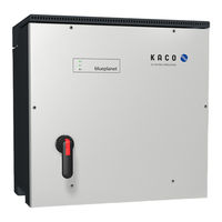 Kaco blueplanet 110 TL3 Manual