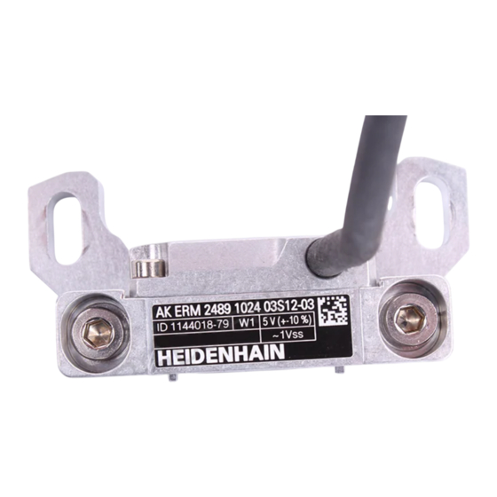 HEIDENHAIN AK ERM 2429 Mounting Instructions