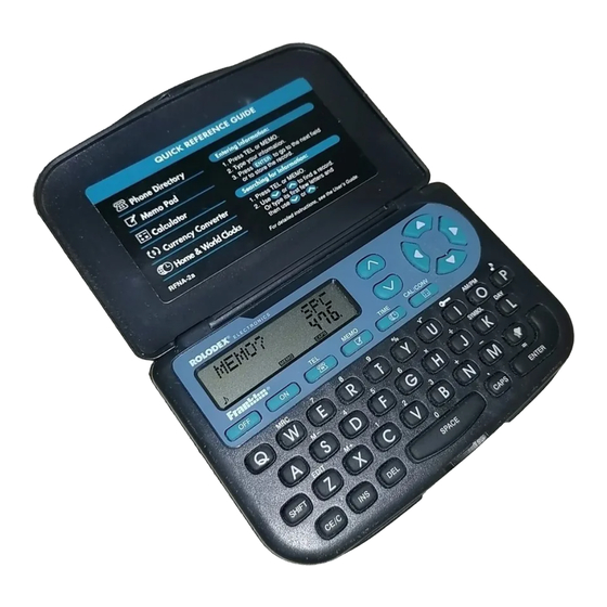 Rolodex RFNA-2A User Manual