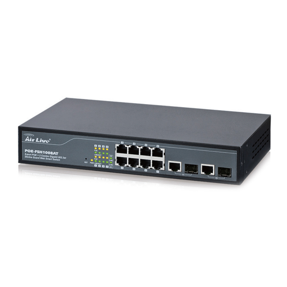 AirLive POE-FSH1008AT Quick Setup Manual