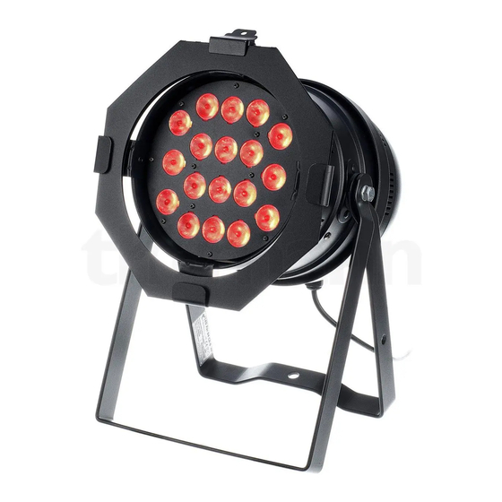Stairville PAR64 CX-6 HEX User Manual