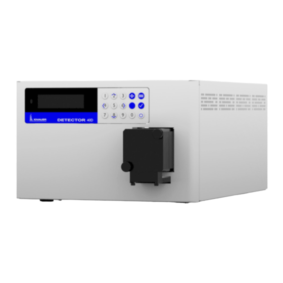 Knauer BlueShadow Detector 40D Instructions Manual