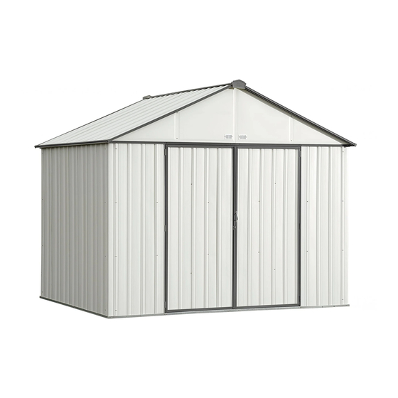 Arrow Storage Products EZEE SHED Owner's Manual & Assembly Manual