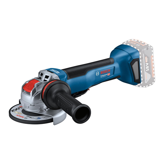 Bosch Professional GWX 18V-10 P Original Instructions Manual