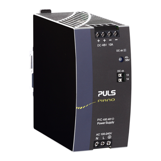 Puls PIANO Series Manual