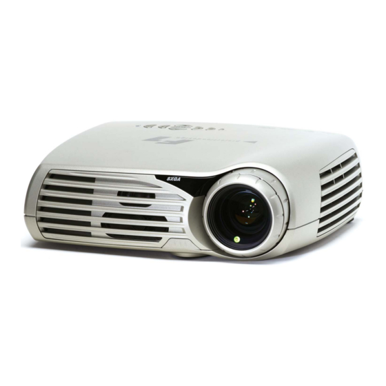 Projectiondesign F1 sxga User Manual