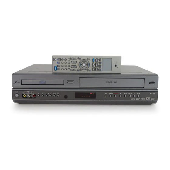 Zenith Model-XBR413 DVD Recorder / online Video Cassette Recorder DVD/VCR