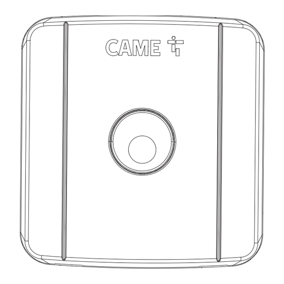 CAME 806SL-0040 Manual