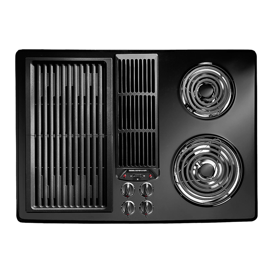 Jenn-Air 30" (76.2 cm) Cooktop Installation Instructions Manual
