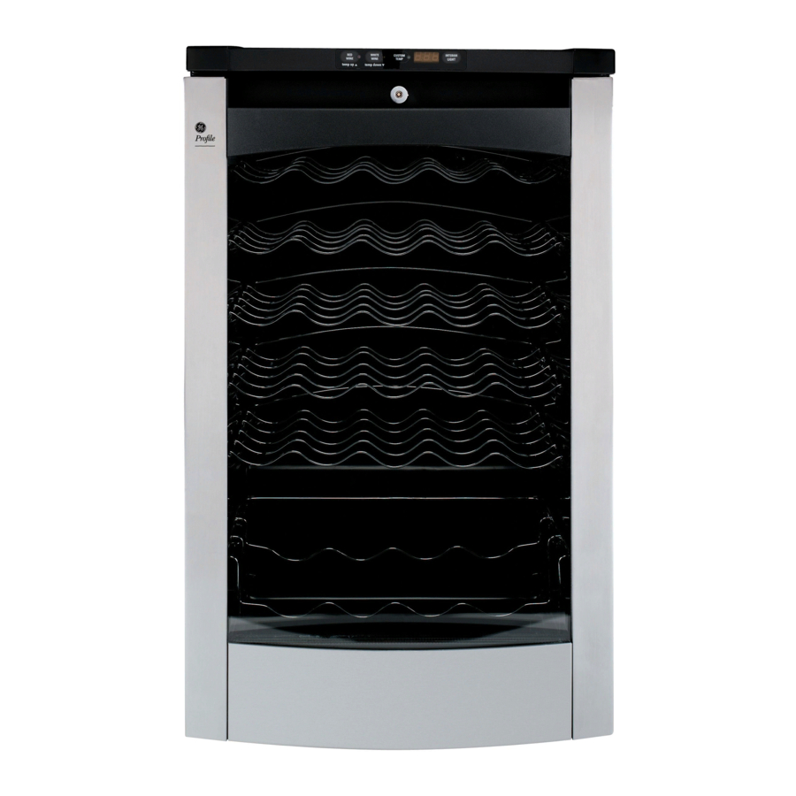 GE PROFILE WINE CHILLER OWNER'S MANUAL Pdf Download ManualsLib