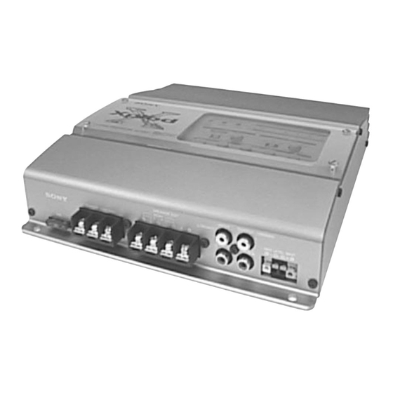 Sony xm-752eqx Service Manual