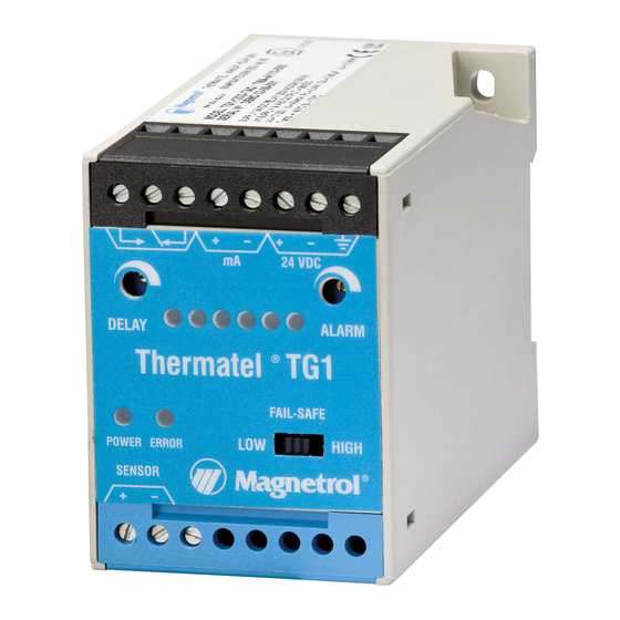 Magnetrol THERMATEL TG1 Manuals