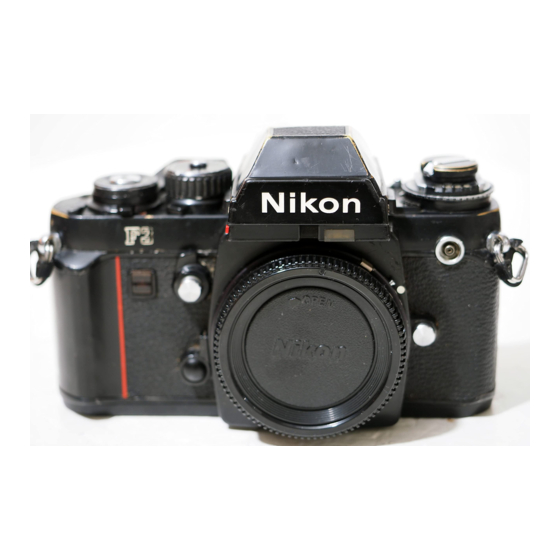 Nikon F3 High-Eyepoint Instruction Manual