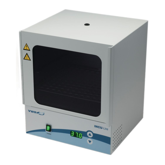 VWR  INCU-Line IL 10 Instruction Manual
