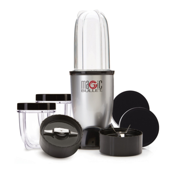 NUTRIBULLET Magic Bullet Recipes And User Manual