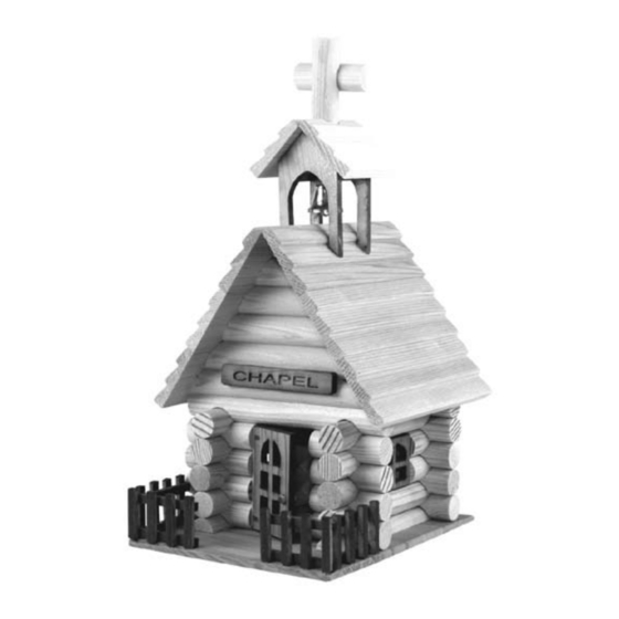 LOG CABIN TOYS COUNTRY CHAPEL Instructions