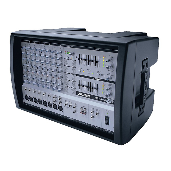 Alesis GigaMix 8FX Product Overview