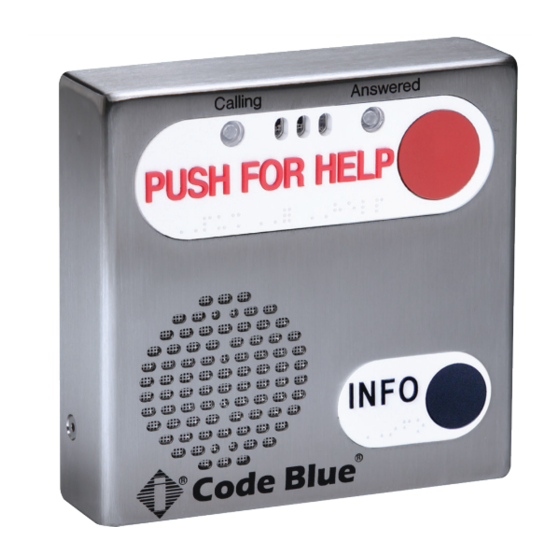 Code Blue IP1500 User Manual