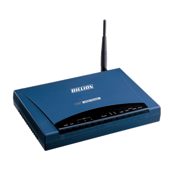Billion 74 series Configuration Manual
