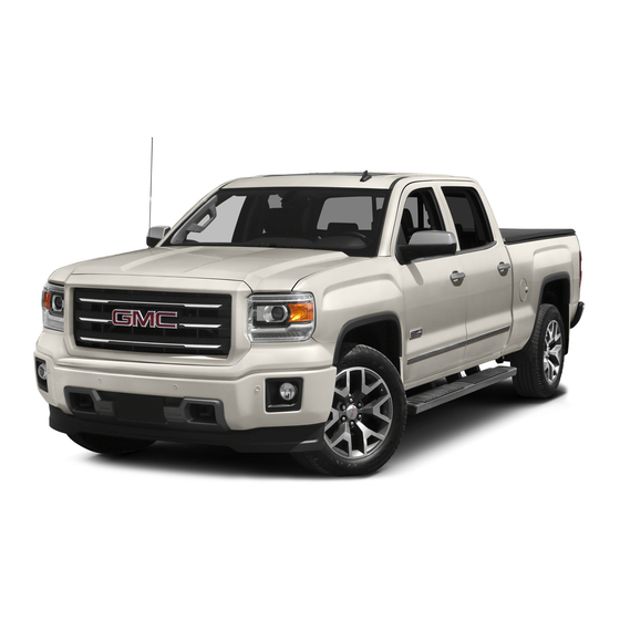 GMC Sierra 2015 Getting To Know Manual