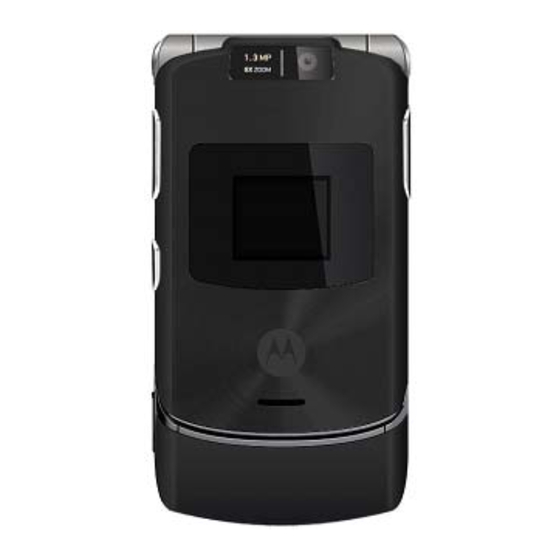 Motorola V3 SERIES Service Manual