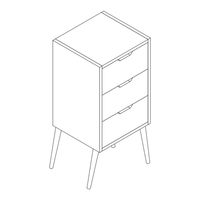GFW STOCKHOLM 3 DRAWER SLIM CHEST Assembly Instructions Manual