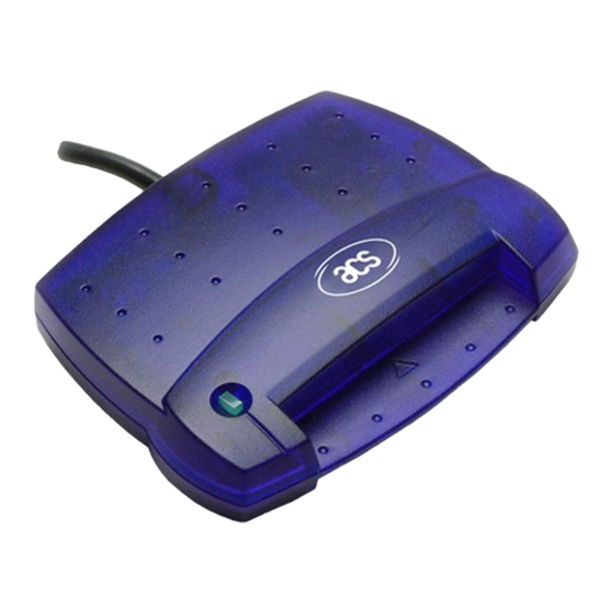 ACS ACR30U Driver Installation Manual