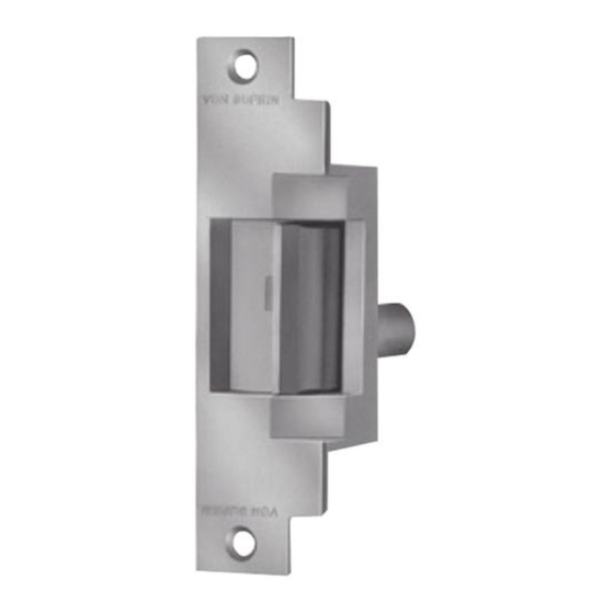 Von Duprin 6212WF Installation Instructions