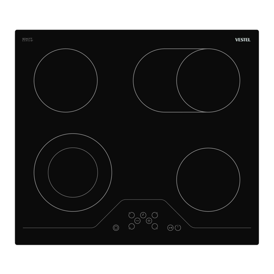 VESTEL VEA24046 Glass Ceramic Hob Manuals