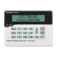 Napco GEMINI GEM-P1632 Programming Instructions Manual