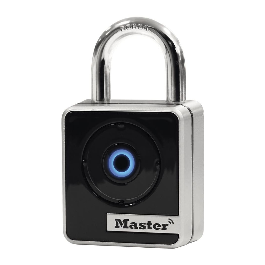 Master Lock 4400EURENT, 4401EURLHENT - Bluetooth Padlock Manual