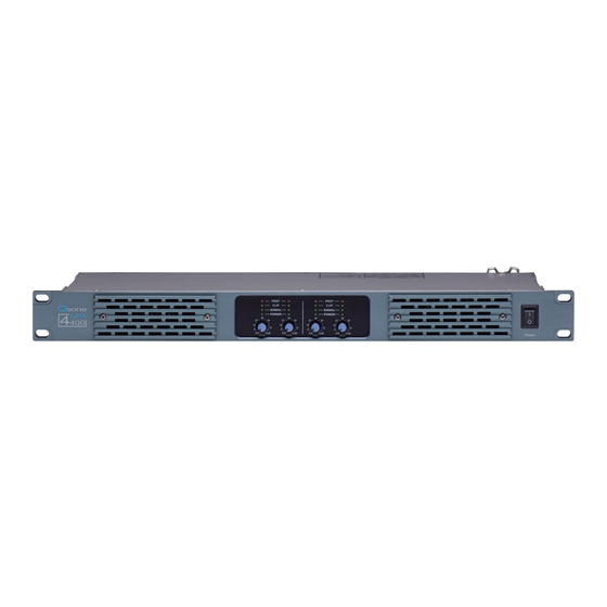 QSONE QPA 4200 Operation Manual