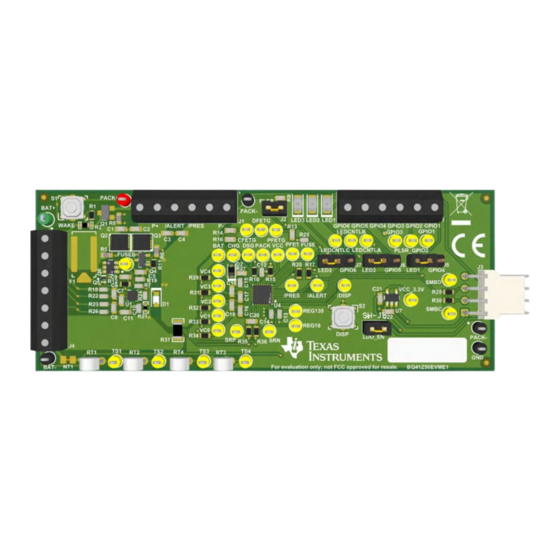 Texas Instruments BQ41Z50EVM User Manual