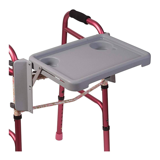 Lumex WALKER TRAY 603900A Installation Instructions