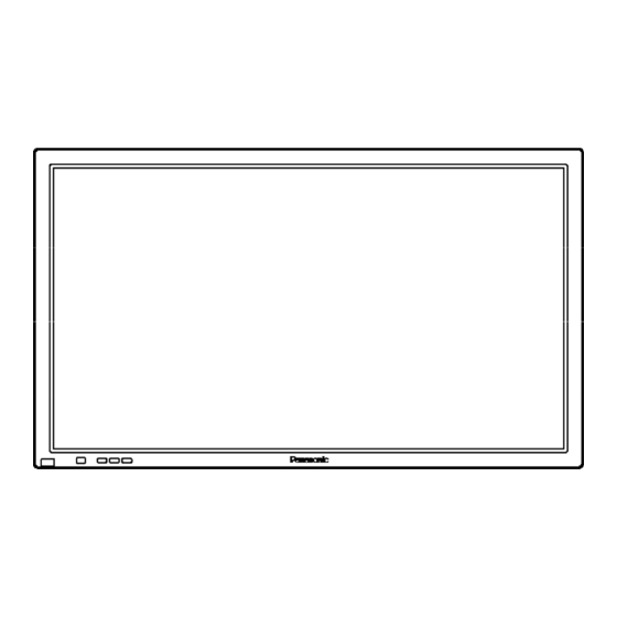 Panasonic TH-42PHD5 Operating Instructions Manual