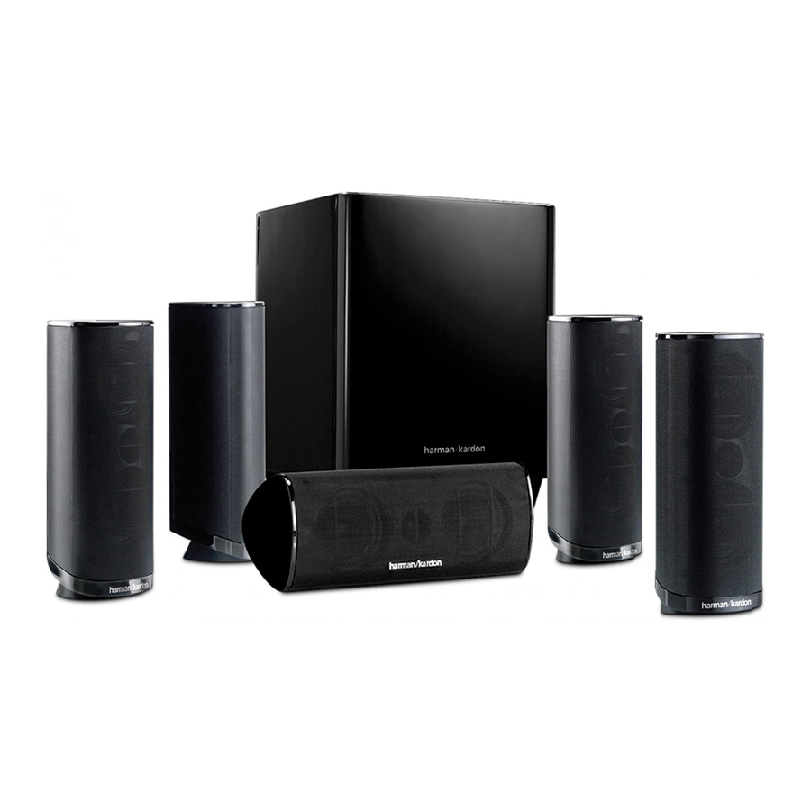 Harman Kardon HKTS16 Owner's Manual