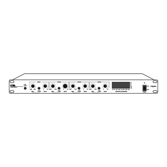 PROEL AF4 User Manual