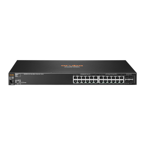 Hewlett Packard Enterprise 2930F Series User Manual