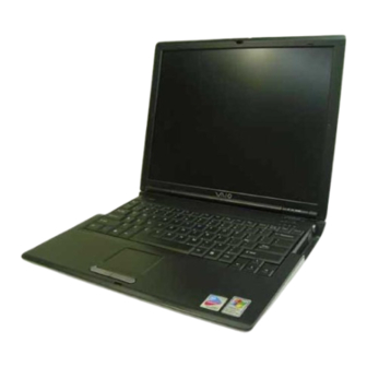 Sony VAIO VAIO VGNB100 Service Manual