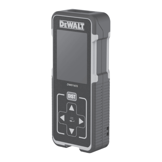 DeWalt DW0165S User Manual