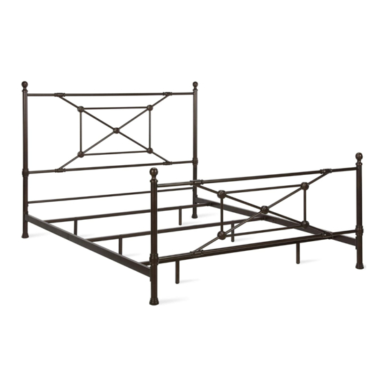 Dorel Living DA8226 Queen Metal Bed Manuals