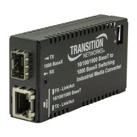 Transition Networks M/GE-PSW-SFP-01 User Manual