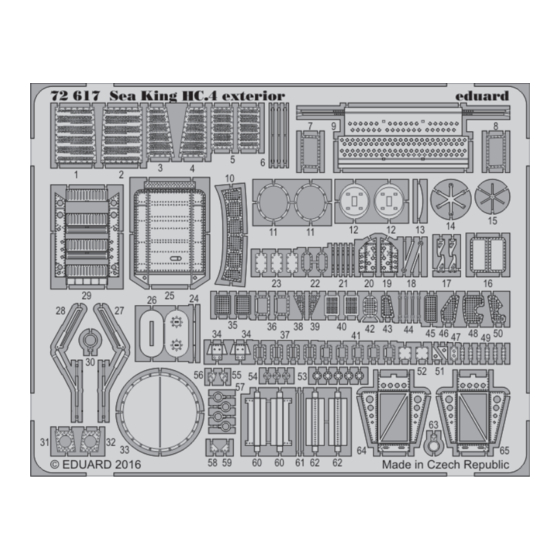 Eduard Sea King HC.4 exterior Quick Start Manual