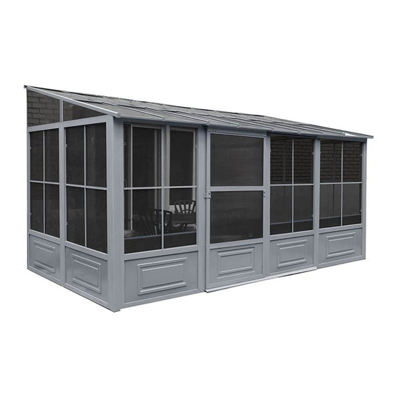 Gazebo penguin SOLARIUM W1610 1/2-12 Assembly Instructions Manual