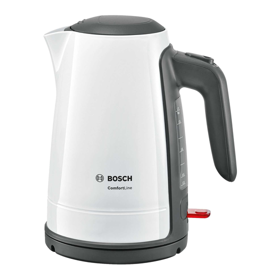 Bosch TWK 6A011 Instruction Manual