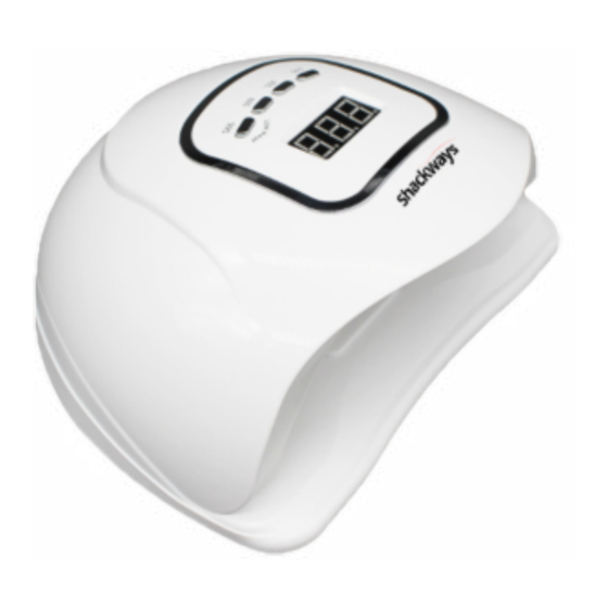 Shackways Nail Dryer Quick Start Manual